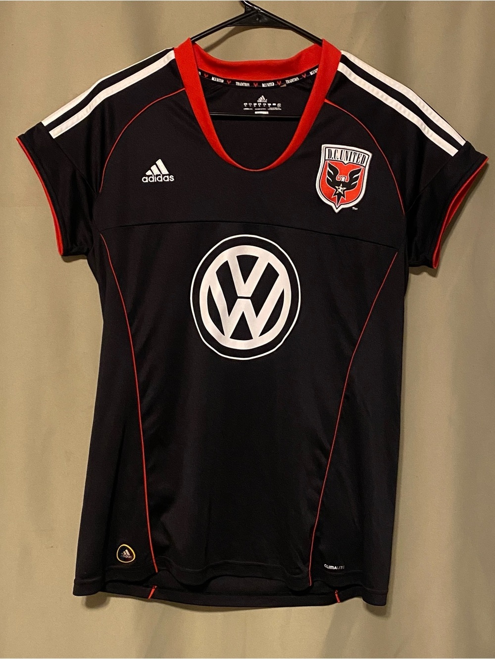 D.C. United Charlie Davies #8 2009/10 Home Kit MLS  Soccer Volkswagen Jersey XL